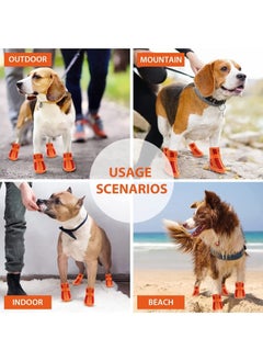 erorex Dog Boots for Small Dogs Breathable Dog Walking Shoes Dog Snow Boots for Small Dogs, Puppy Shoes for Hot Pavement 4PCS  - Image 3