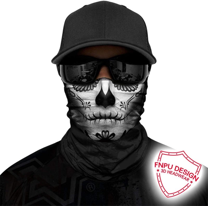 TERNNK Neck Gaiter Shield Scarf Bandana Face Mask Seamless UV Protection for Motorcycle Cycling Riding Running Headbands - Image 2