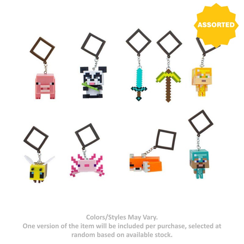 Minecraft Series 2 Backpack Buddies Mystery Figure Keychain (Assorted) - Image 2