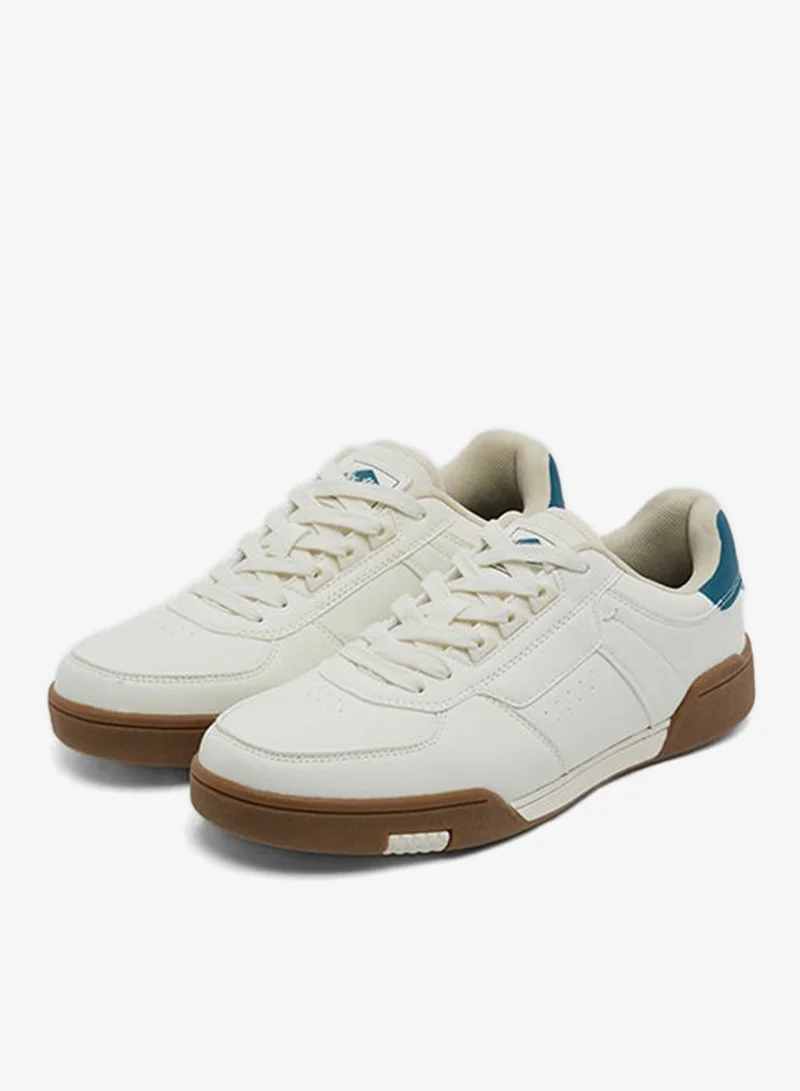 R&B Solid Lace-Up Sneakers