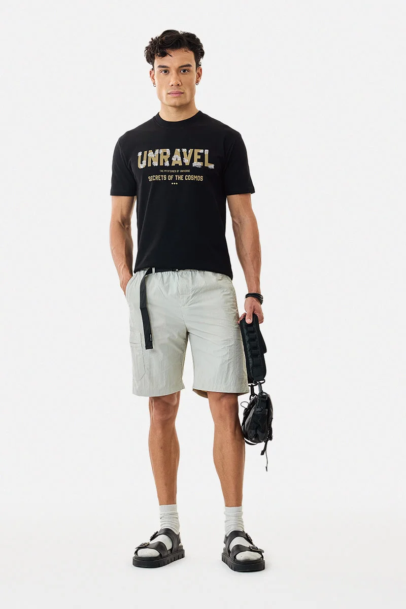 SNITCH Crushed 100% Nylon Cargo Shorts