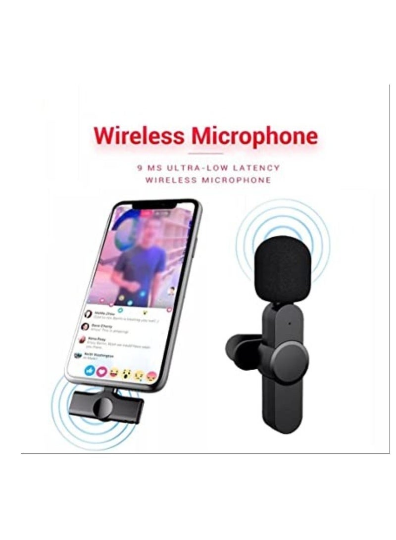 2 in 1 iphone or type-c Wireless Lavalier Microphone For IPhone, Plug Play, Portable Audio Video Recording Mic for Youtube, Live Stream, Vlog, Interview, Laptops PC - Image 3