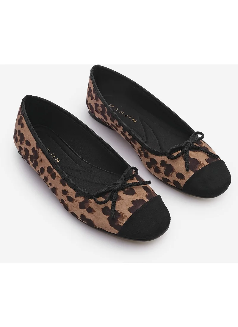 MARJIN Margin Women's Bow Ballerina Fanbe