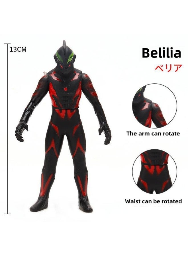 13cm Soft Glue Altman Toy Children's Boy Degas Cello Monster Figure Hand-made Model Birthday Gift-Color:18.dark Tiga - Image 4