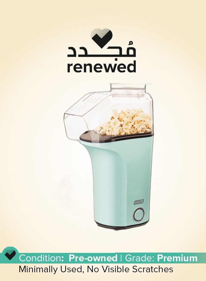 Dash مجدد - صانعة فشار DASH بالهواء الساخن مع كوب قياس لتحديد كمية حبوب الفشار + ذوبان الزبدة، 16 كوب - أزرق حلم - Image 1