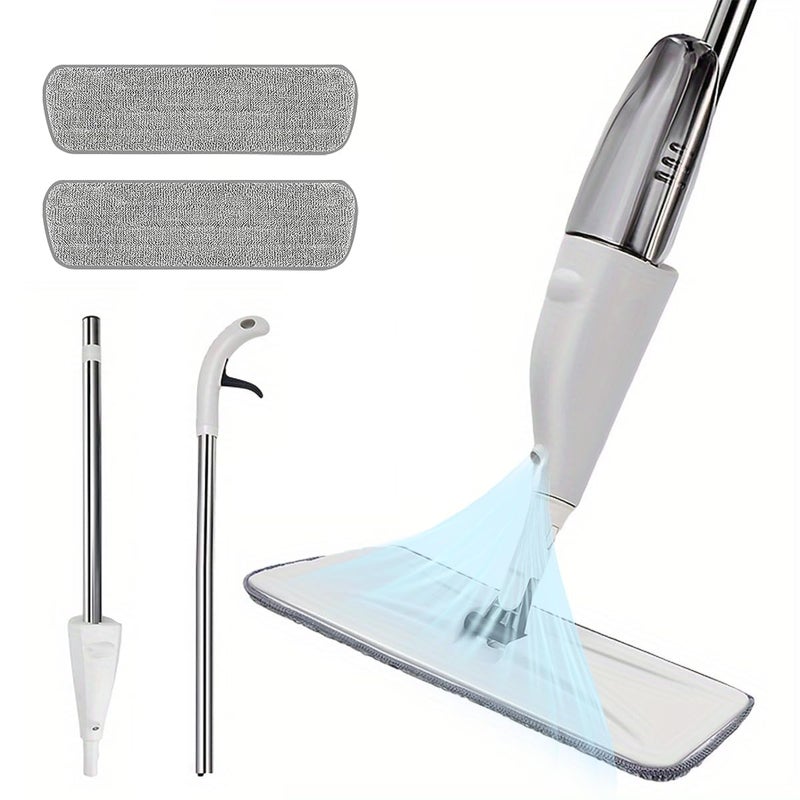 Raymox Spray Mop Set with Microfiber Washable Pad Best 360 Degree Easy Mop for Floor Cleaning for Home Office Aluminum Pocha for Floor Cleaning with 2 Pads - Image 1