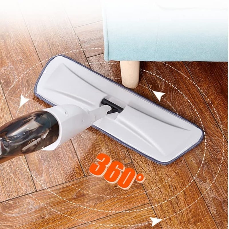 Raymox Spray Mop Set with Microfiber Washable Pad Best 360 Degree Easy Mop for Floor Cleaning for Home Office Aluminum Pocha for Floor Cleaning with 2 Pads - Image 2