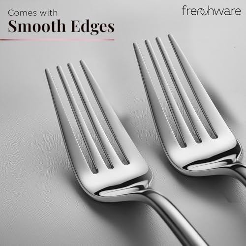 Frenchware Cutlery (Set of 6, Stainless Steel Sliver Forks Set), 100% Food Grade, Non Toxic, Anti-Rust, Dishwasher Safe, Perfect Gifting Set for All Occasions - Image 4