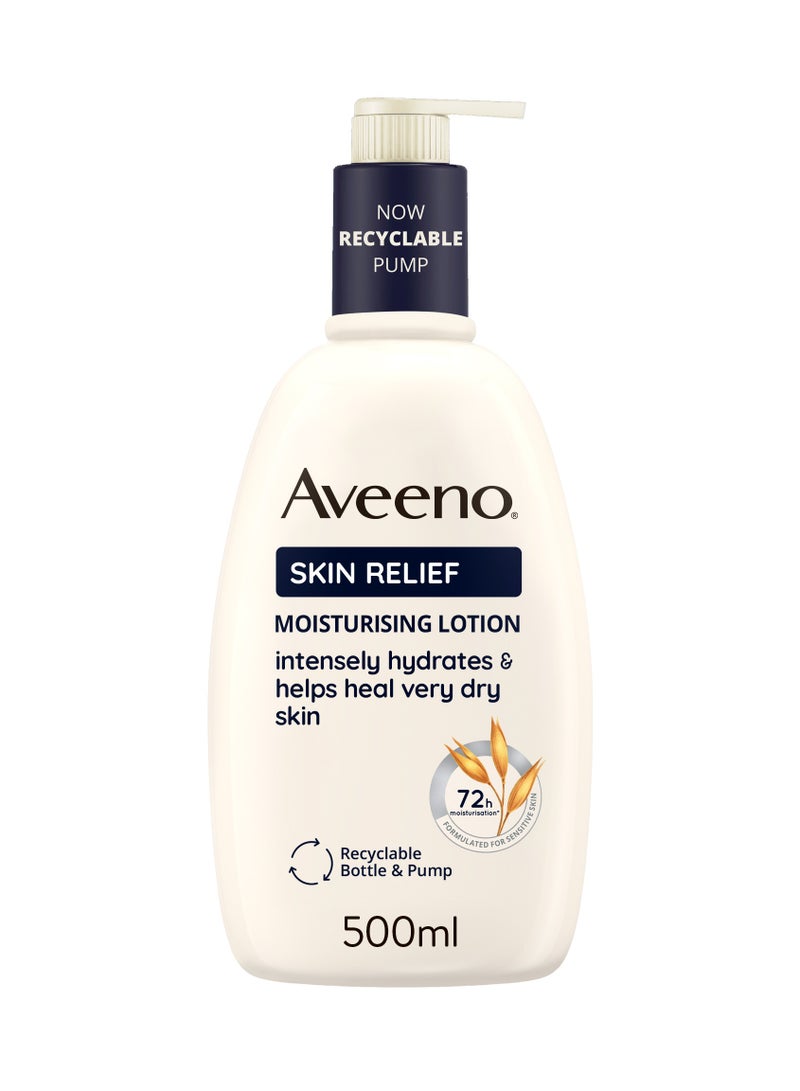 Aveeno Sensitive Skin Relief Moisturising Lotion With Soothing Triple Oat Complex And Shea Butter 500ml - Image 1