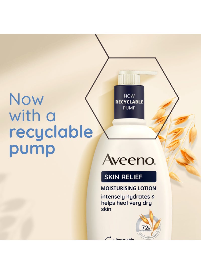 Aveeno Sensitive Skin Relief Moisturising Lotion With Soothing Triple Oat Complex And Shea Butter 500ml - Image 2