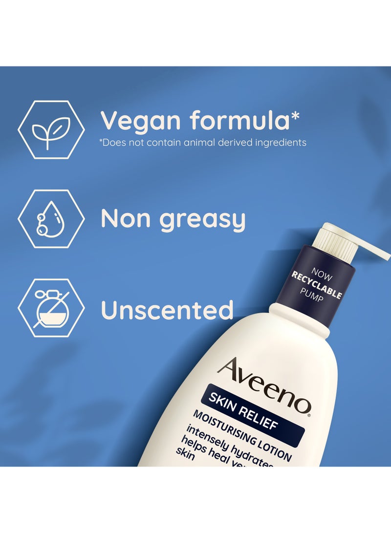 Aveeno Sensitive Skin Relief Moisturising Lotion With Soothing Triple Oat Complex And Shea Butter 500ml - Image 4