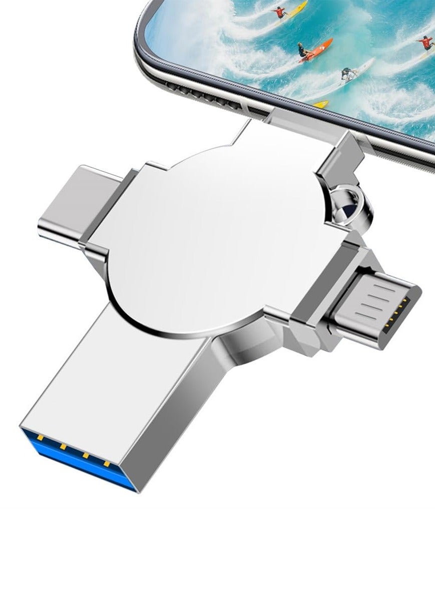 Flash Drive for iPhone 2tb, Photo Stick USB Flash Drive 2000GB Memory Stick USB 3.0 High Speed Thumb Drives Portable Jump Drive Storage Device External Storage for Smartphone/Laptop/PC/Android
