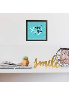 Paper Plane Design PAPER PLANE DESIGN Abstract Motivational/Funny Quote Photo Frame for Wall without Glass, Size - 10 x 10 Inch, Multicolour  - Image 3