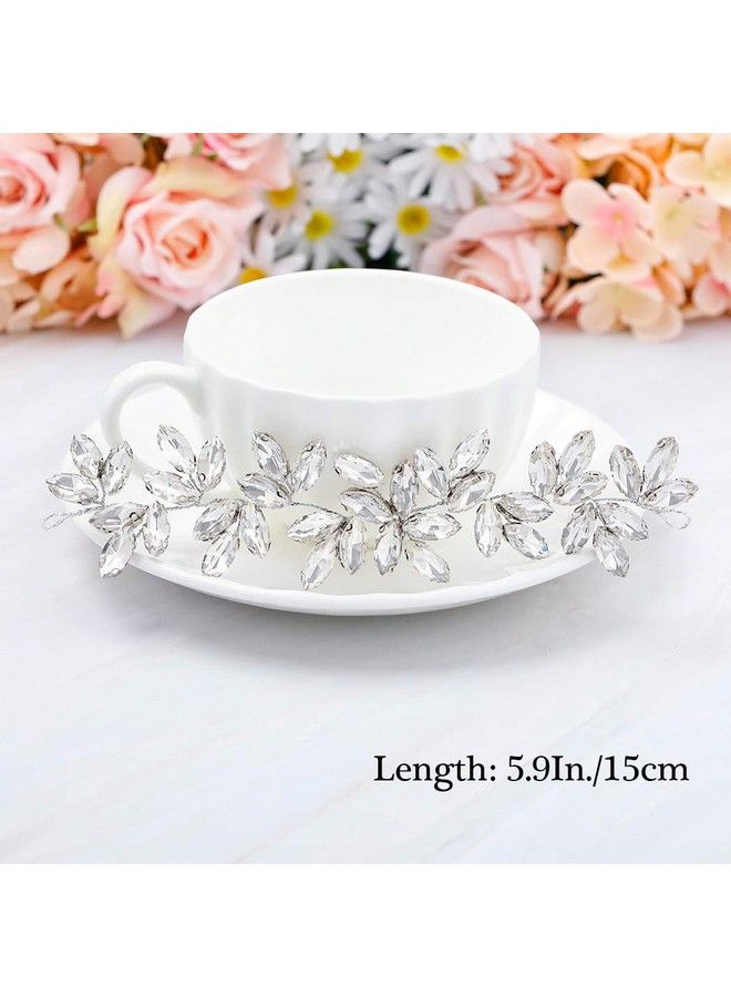 JAKAWIN Bride Wedding Hair Vine Accessory Silver Rhinestone Hair Piece Bridal Headpiece For Women And Girls Hv035  - Image 5