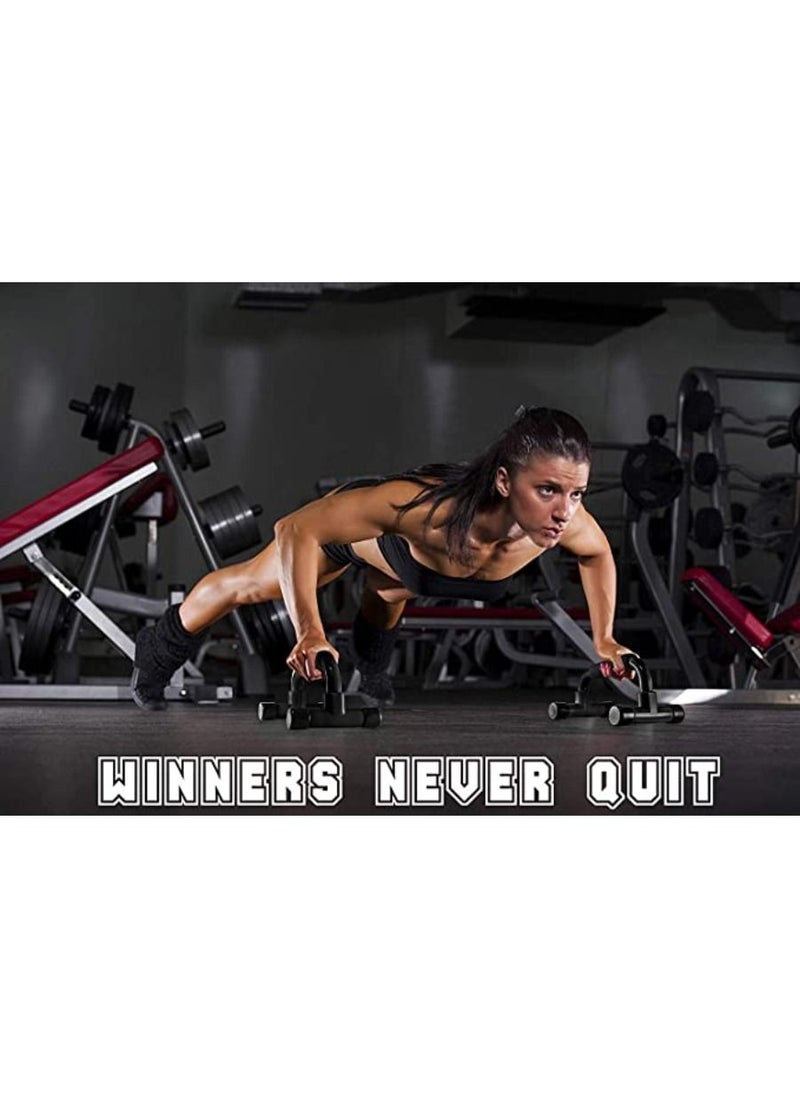Excellence - Dorsa Push Up Bars Home Workout Equipment Pushup Handle with Cushioned Foam Grip and Non Slip Sturdy Structure The Push Up Handle for Floor are Great for Both Men & Women Strength Workouts - Image 1