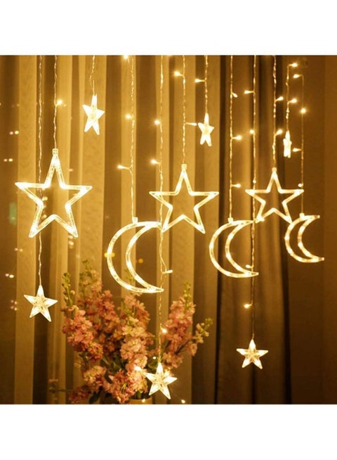 Moon Star Eid Ramadan LED Curtain Light Decorations