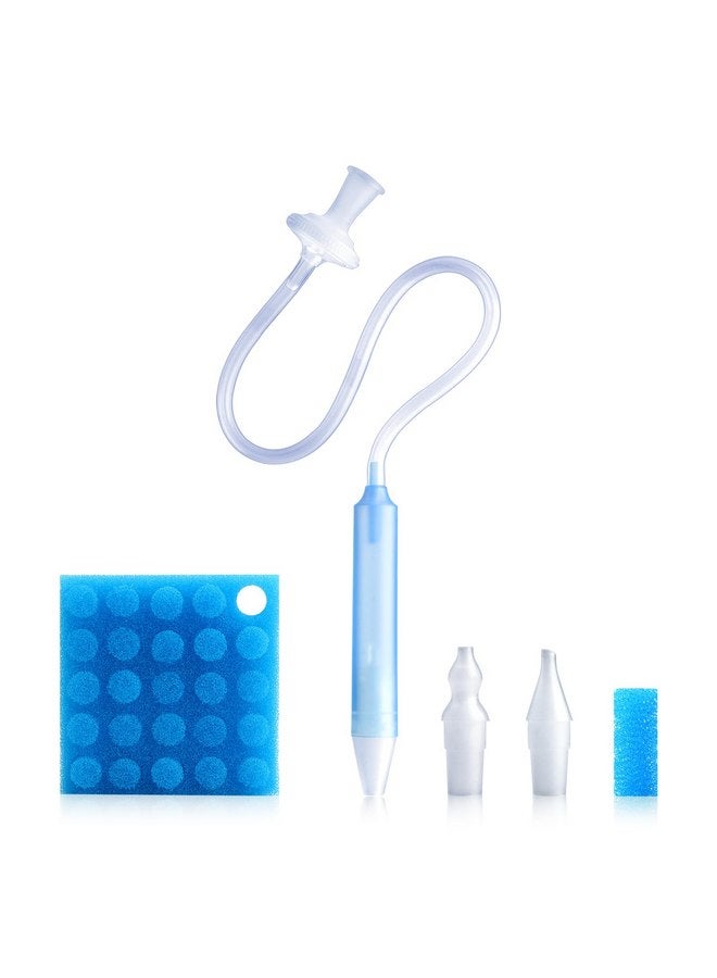 RDUNF Baby Nasal Aspirator with 25 Hygiene Filters, Soft Silicone Tips Nose Cleaning Tweezer for Infants and Toddlers - Image 1