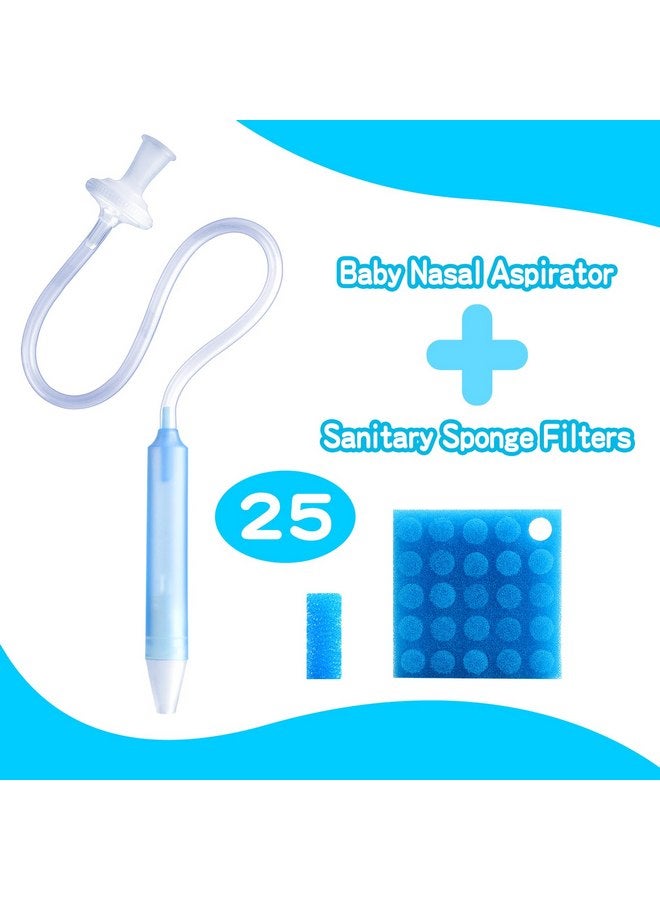 RDUNF Baby Nasal Aspirator with 25 Hygiene Filters, Soft Silicone Tips Nose Cleaning Tweezer for Infants and Toddlers - Image 2