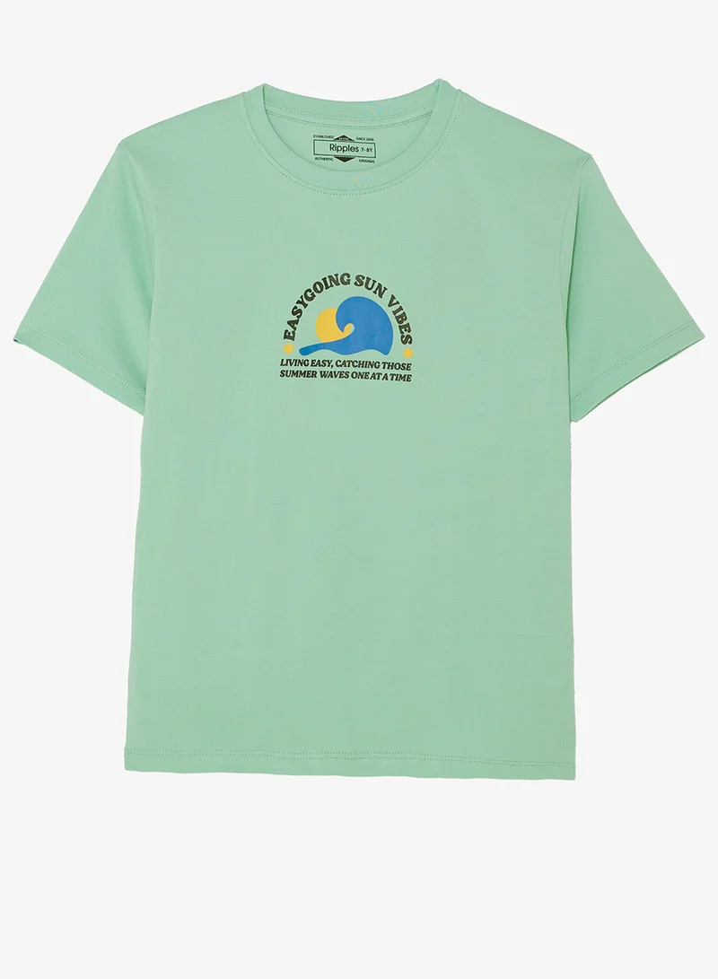 Ripples Boys Drop Shoulder Tee