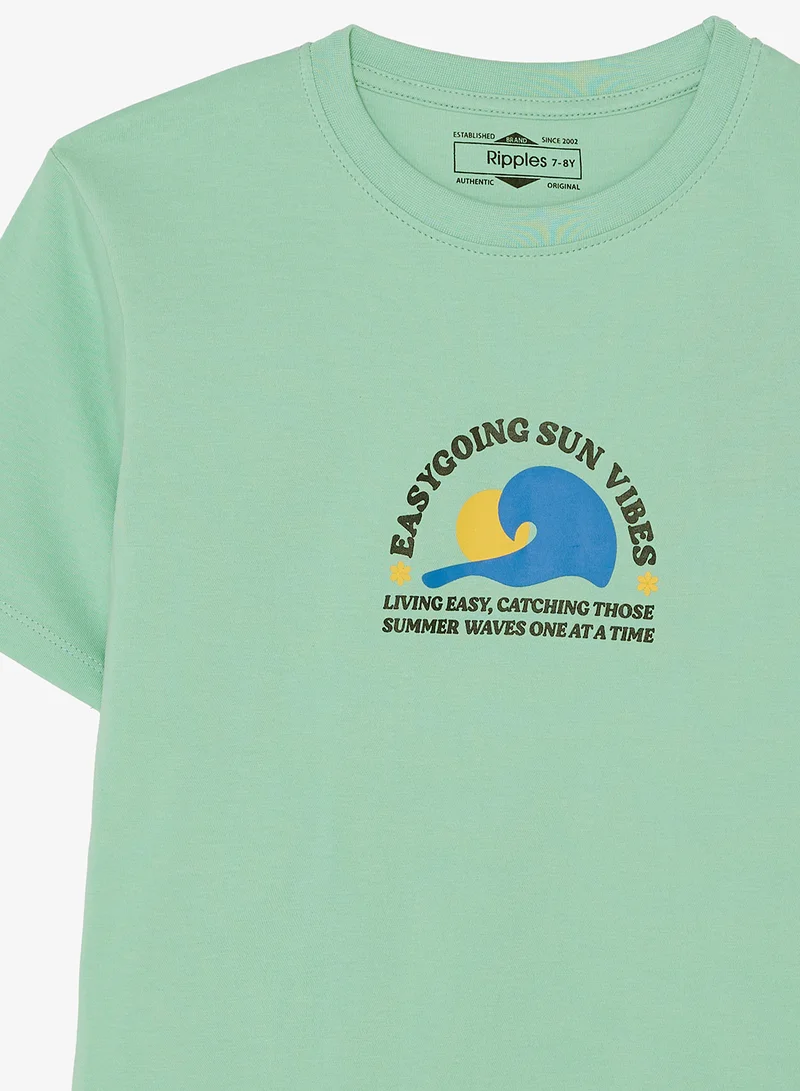 Ripples Boys Drop Shoulder Tee