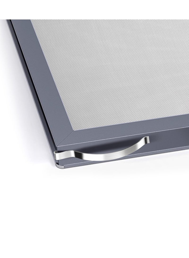 SYOSI Corner Mount Flat Window Spring, 60 Pcs Corner Mount Flat Window Spring Stainless Steel Window Screen Clips, Holds Window Screens Into Sliding Aluminum Channels - Image 2