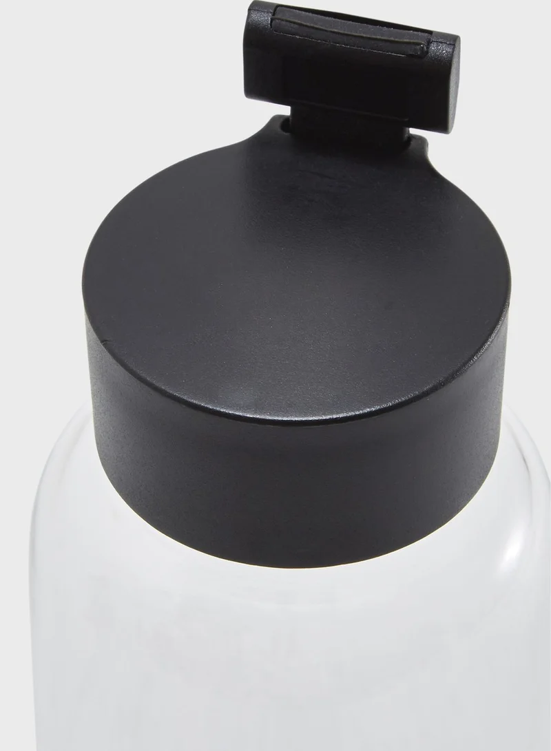 Pink Cactus Don't Be Basic Glass Water Bottle 400ml