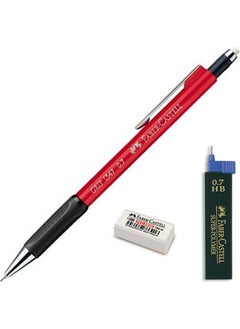 Faber Grip II 1347 0.7 Tip Pen Set Red