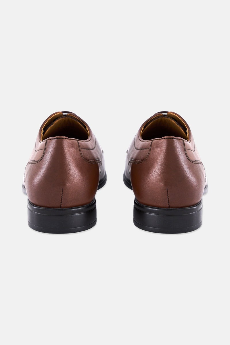 GEOX Men U Iacopo C Lace Up Formal Shoes, Brown  - Image 3