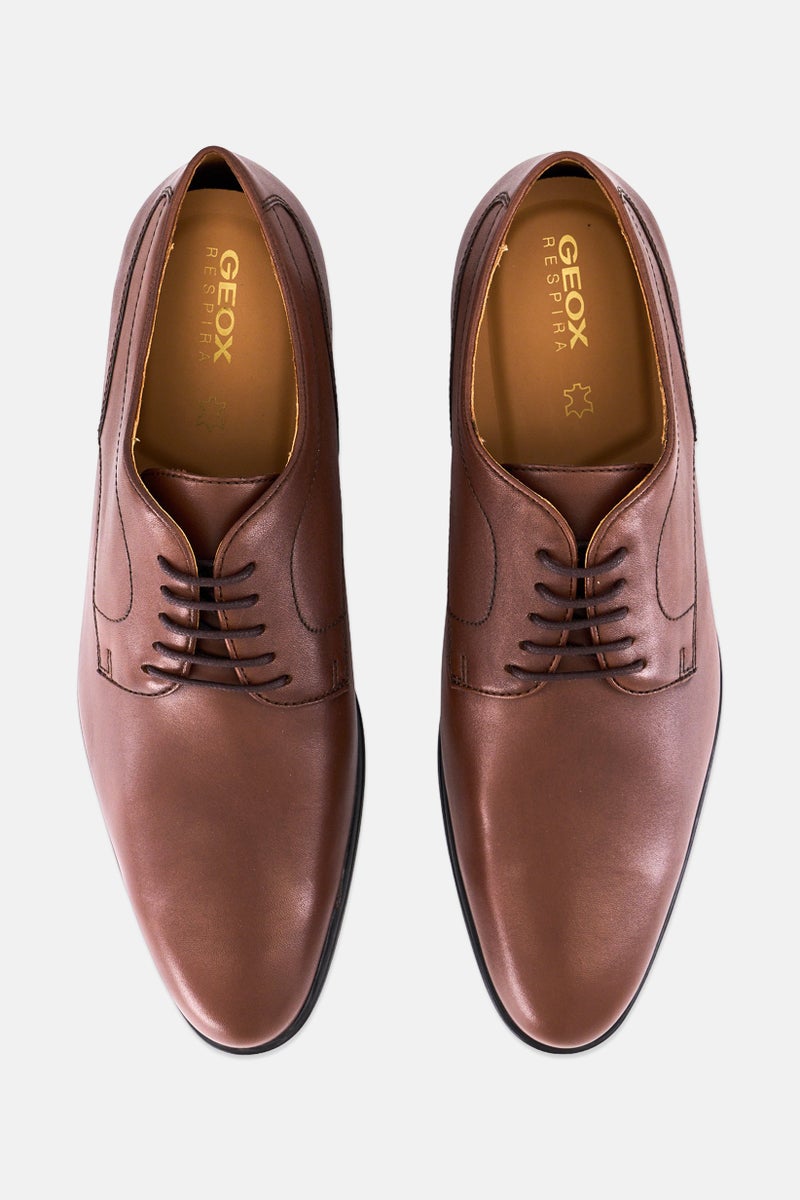 GEOX Men U Iacopo C Lace Up Formal Shoes, Brown  - Image 2