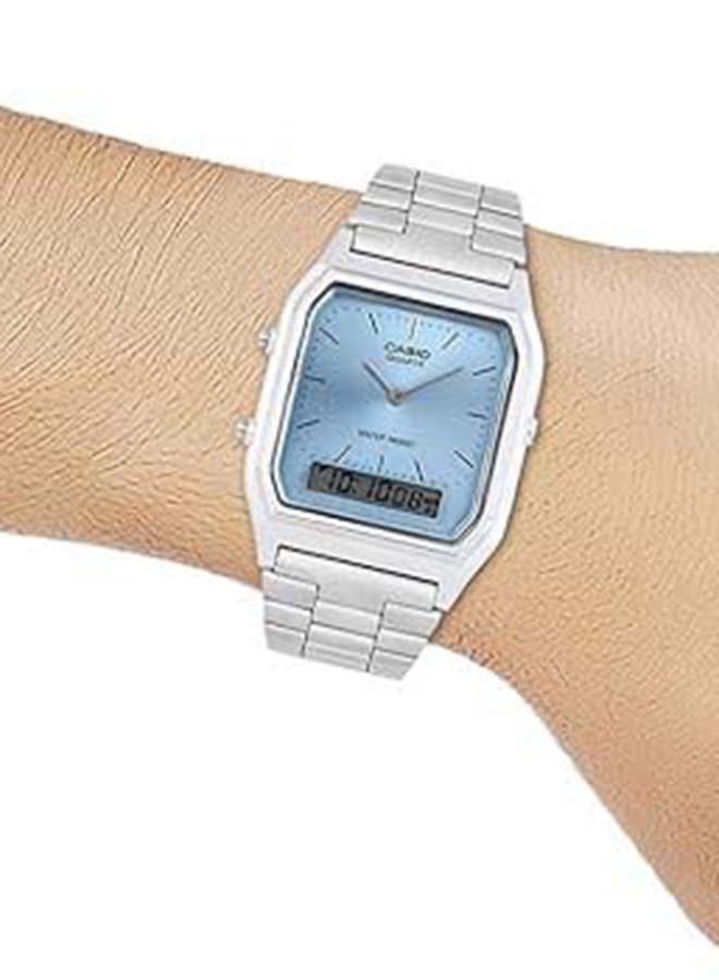 CASIO Vintage Watch Digital Analog AQ-230A-2A1MQYDF - Image 5