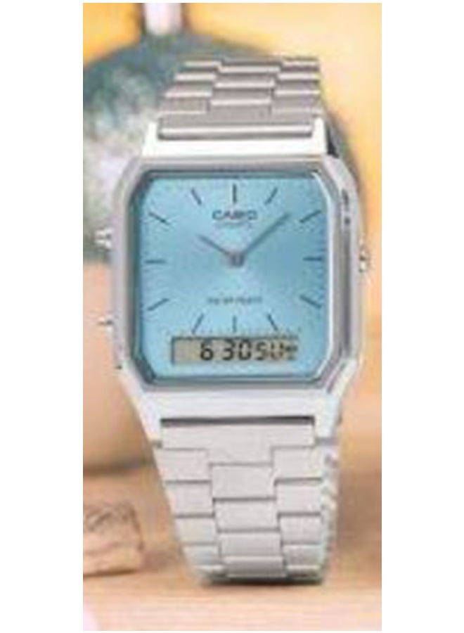 CASIO Vintage Watch Digital Analog AQ-230A-2A1MQYDF - Image 2