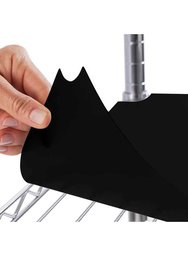 Gorilla Grip Wire Shelf Liner, Heavy Duty Waterproof Shelving Liners For Metal Rack, Hard Plastic Shelves Prevent Spills In Closet, Garage, Kitchen, Cabinets, Mat Covers, Durable, 36 X 14, Black  - Image 1