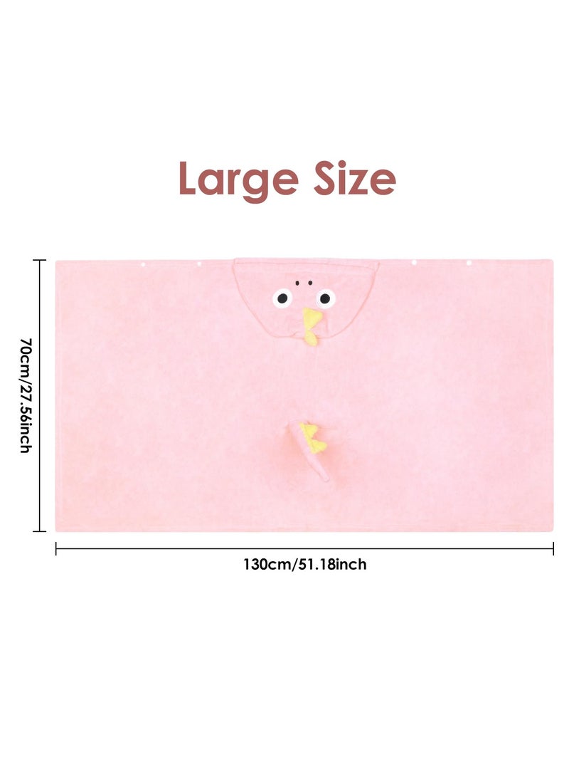 KASTWAVE Kids Hooded Bath Towels Beach Towel Girls Boys Soft Swim Pool Cover Up Super Absorbent Cute Cartoon Animal - Image 5