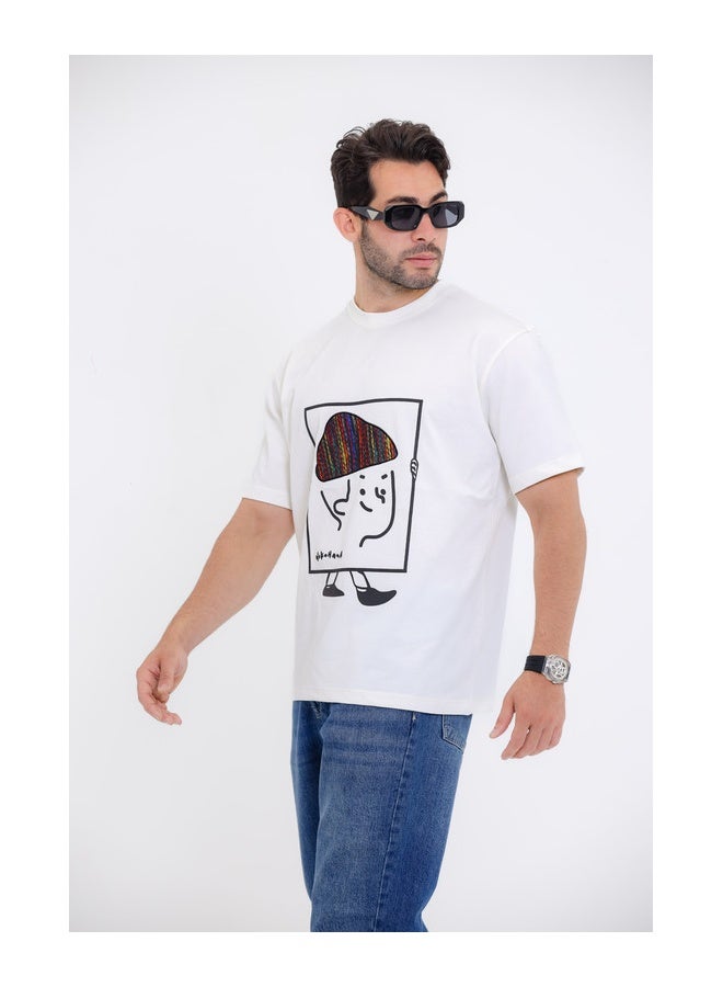 WHITE RABBIT Comfy Round Neck T-shirt - Image 3