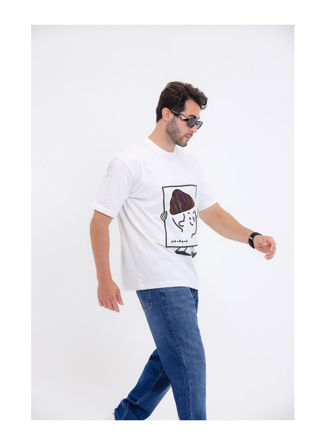 WHITE RABBIT Comfy Round Neck T-shirt - Image 4