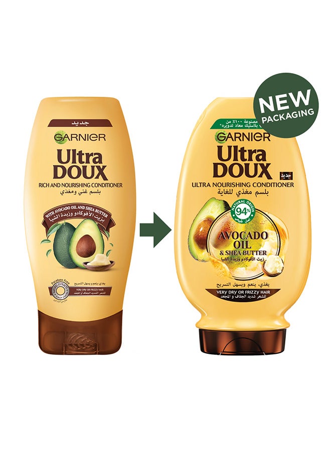 Ultra Doux Avocado Oil & Shea Butter Nourishing Shampoo, 400 ml + conditioner 360 ml - pzsku/Z553A649609A5A7D6BD35Z/45/_/1727705209/93fbbd3d-ea86-424a-90cc-29b9cd130e51