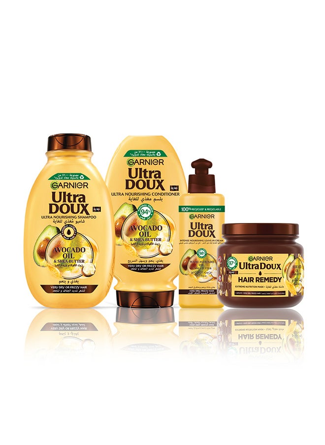 Ultra Doux Avocado Oil & Shea Butter Nourishing Shampoo, 400 ml + conditioner 360 ml - pzsku/Z553A649609A5A7D6BD35Z/45/_/1727705448/323a9030-4d89-4b5e-99f7-e0f1ddafb30e