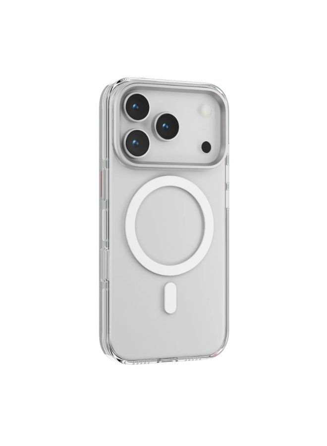 ليفيلو جراب MagSafe Allure PC الصلب لهاتف iPhone 17 Pro / مغناطيس قوي / مصد مقاوم للصدمات / تقنية Ever-Clear / Crystal Strength - شفاف - Image 1