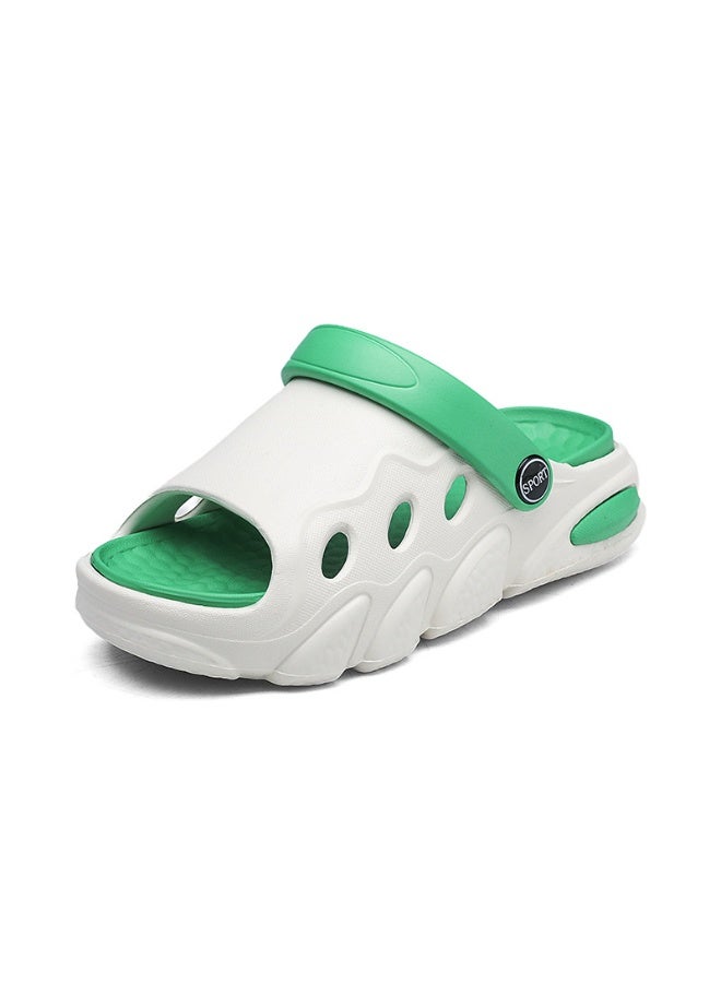 NIBEMINENT Children's Summer Lightweight Breathable Slip-On Sandals Indoor Outdoor Wear Home Slippers Boys Girls Flat Slippers  - Image 1