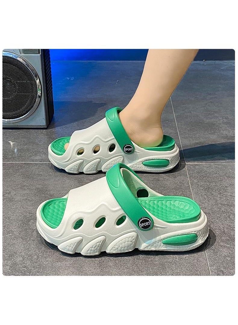 NIBEMINENT Children's Summer Lightweight Breathable Slip-On Sandals Indoor Outdoor Wear Home Slippers Boys Girls Flat Slippers  - Image 3
