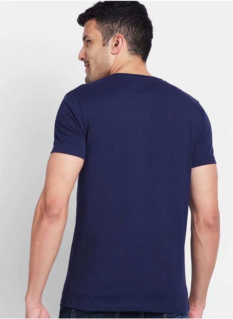 Being Human Printed Crew Neck T-Shirt