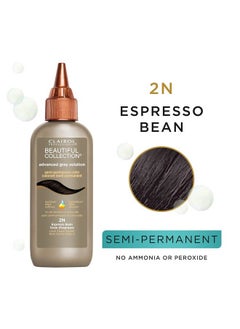CLAIROL PROFESSIONAL Beautiful Advanced Gray Solutions 2N Espresso Bean 3 Oz  - Image 3