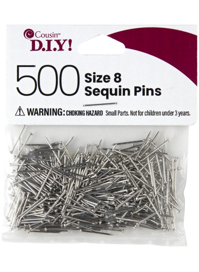 Cousin Corporation Silver Sequin Pins  - Image 1