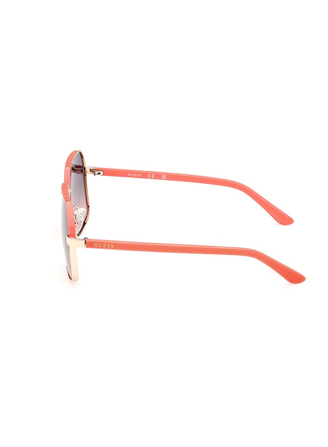 GUESS Women's UV Protection Square Sunglasses - GU0010774B58 - Lens Size: 58 Mm - Image 2