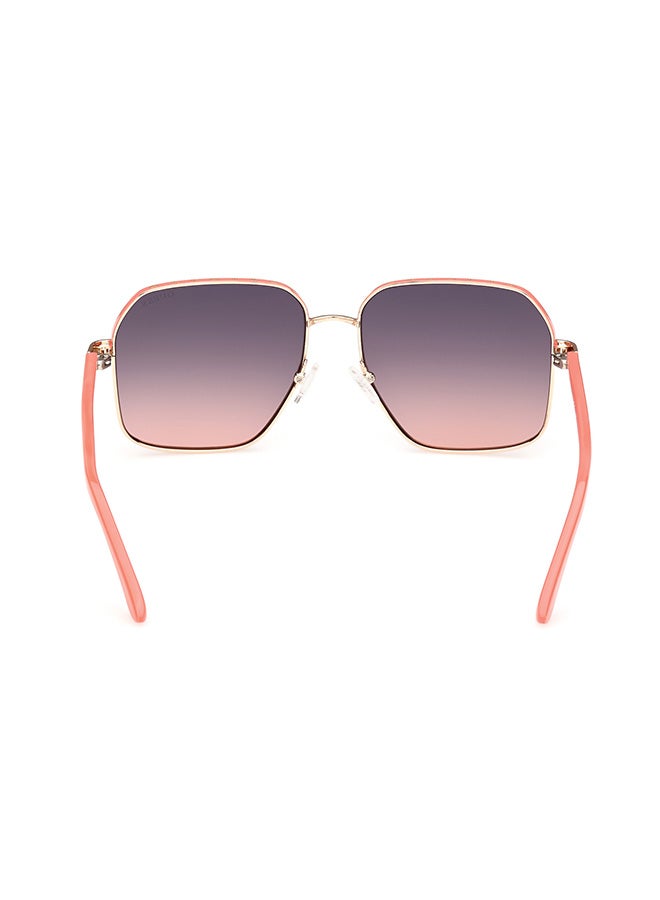 GUESS Women's UV Protection Square Sunglasses - GU0010774B58 - Lens Size: 58 Mm - Image 4