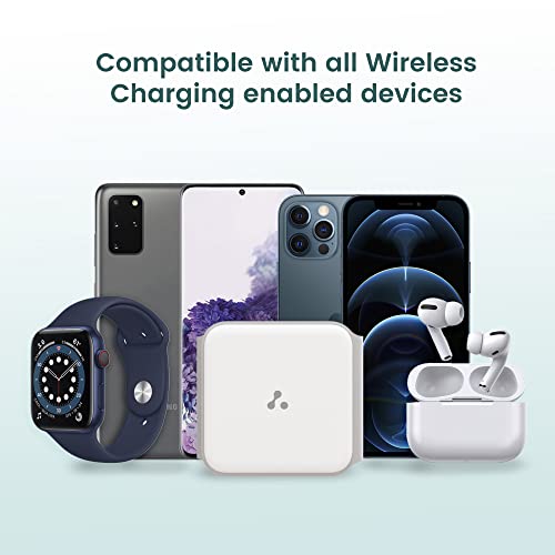Ambrane 3-in-1 Wireless Charger with 20W BoostedSpeed™, Foldable Design, Multi Layers of Protection, Wide Compatibility (AeroSync Tripad, White) - Image 3