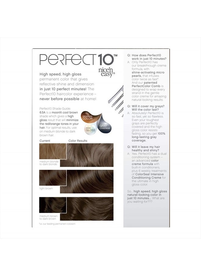 Nice‘n Easy Perfect 10 Permanent Hair Dye, 6.5A Lightest Cool Brown Hair Color, Pack of 1 - pzsku/Z553AB87941741974BB54Z/45/_/1741206547/4ca5f229-f285-46b2-9669-a128246a072d