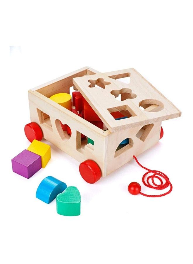 NIBEMINENT Educational Shape Sorter Building Blocks Set for Kids  - Image 1
