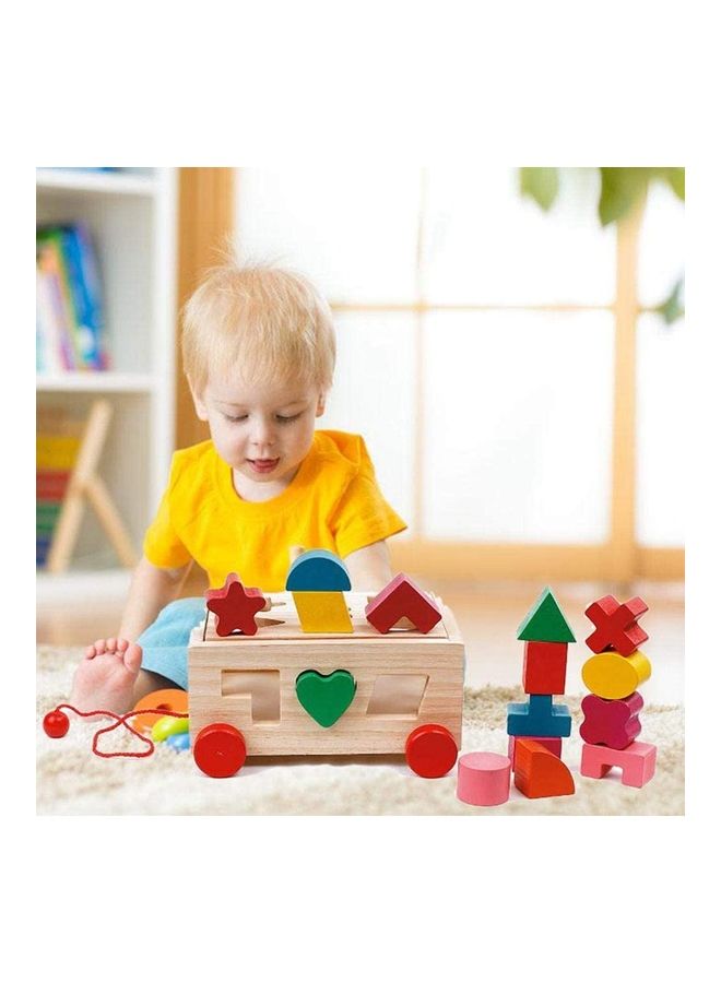 NIBEMINENT Educational Shape Sorter Building Blocks Set for Kids  - Image 4