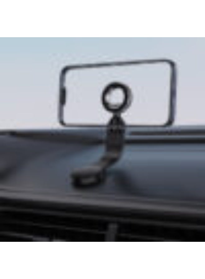 ACEFAST Car Mount Magnetic Holder D36, Powerful Magnets, Multi-Angle Adjustment, Center Console Mount, Aluminum Alloy Rod With Memory Function - Black - Image 3